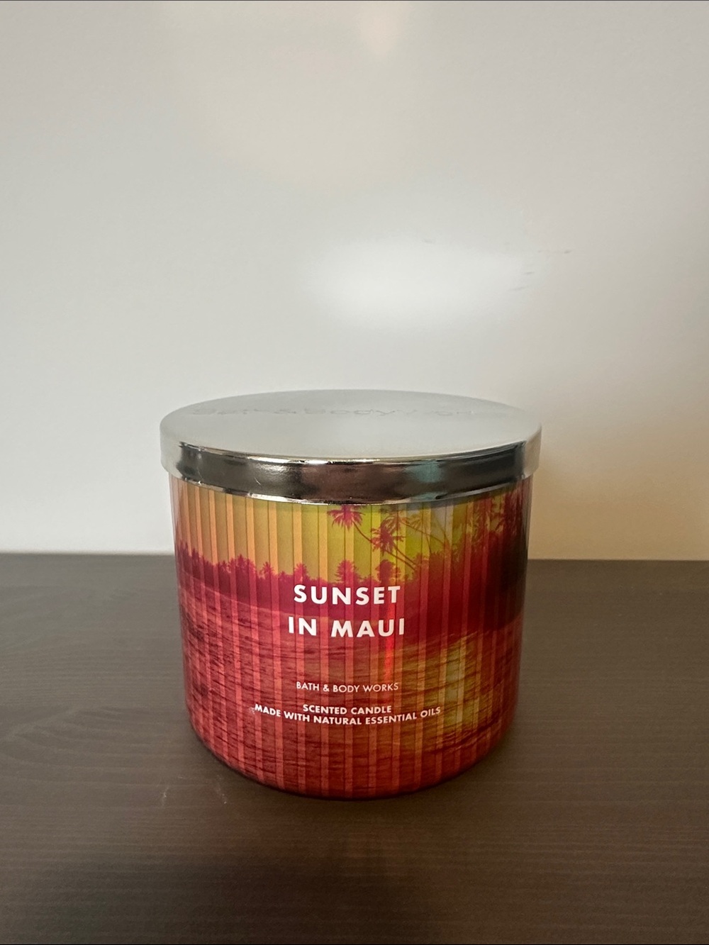 Bath & Body Works Sunset In Maui 3-Wick Candle